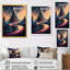«Moon Eclipse Desert Landscape I», impressions sur toile-1013660009-1013660008