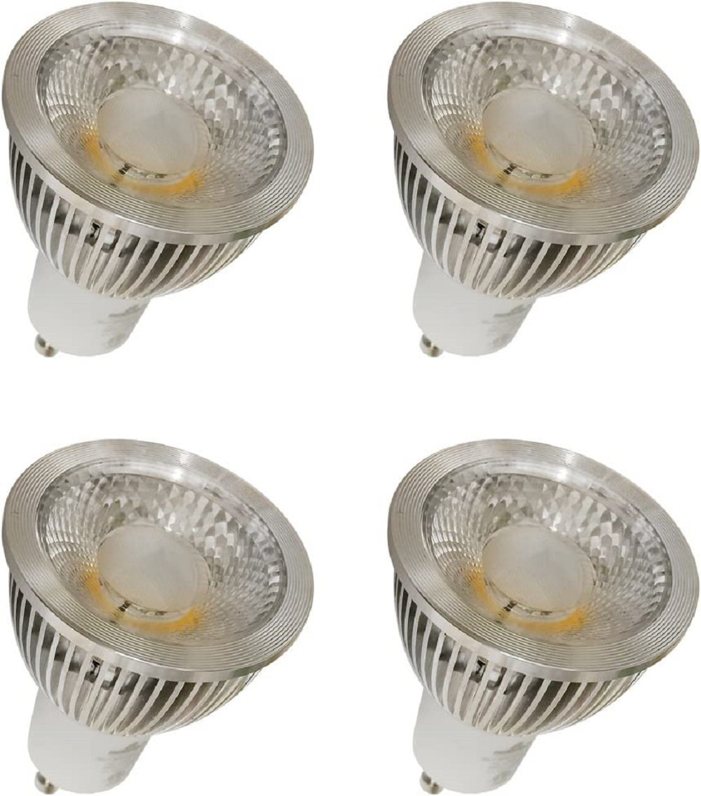 50-Watt Equivalent MR16 GU10 Dimmable LED Light Bulbs Enclosed Fixture  Rated 4000K Cool White (6-Pack)