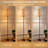 PeeNoke 68.5" Standing Floor Lamp Native american ethnic american indigenous for Dimmable Metal Pole Lamp with Linen Lampshade LED Bulb Included