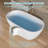 55" Freestanding Soaking Acrylic Bathtub-104907272