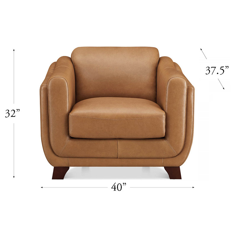 Chaise en cuir Nyx