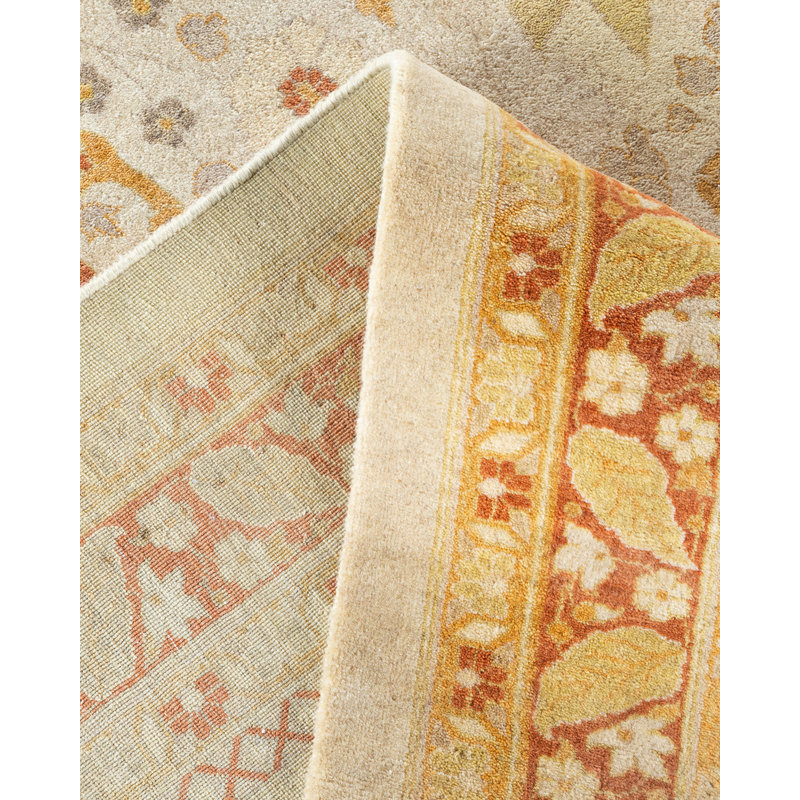 Classic One-of-a-Kind 9'3" X 11'10" Hand Knotted Area Rug