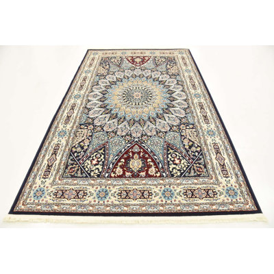 Tapis bleu Jackson Jackson