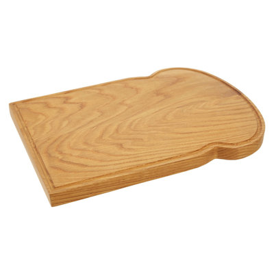 Sprague Oak Wood Bread Shaped Chopping Board