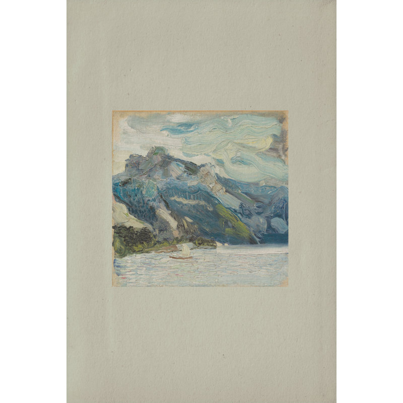 Mountain Blues sur toile, H 30 po x l 20 po