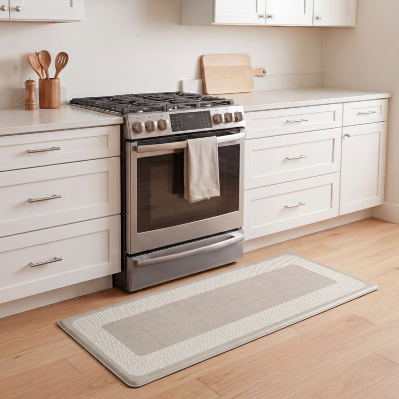 Tapis de cuisine Chef Gear Hettie, L 48 po x H 18 po, Beige
