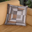 Ensemble de 4 housses de coussin en lin brodées de style scandinave 20 x 20 - Cadeau de décoration de Noël moderne
