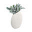 Vase en grès moderne de forme organique, décor décoratif pour intérieurs contemporains et minimalistes