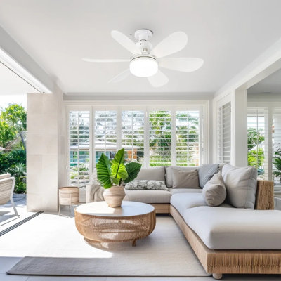 Small Ceiling Fan with Light,Socket Fan Light,Remote Control to Adjust Wind Speed and Light