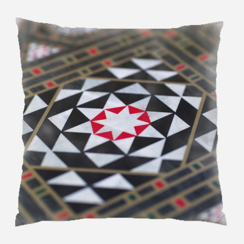 Game Microsuede Reversible Throw Pillow