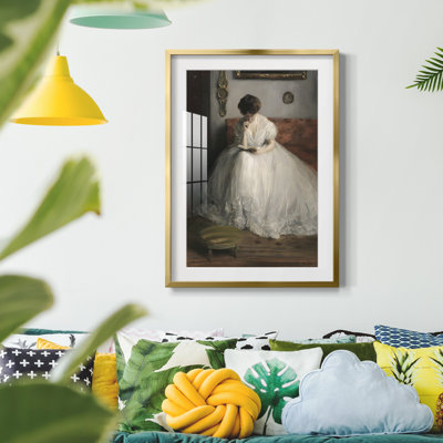 Vintage Portrait Print CXXVIII -Framed Print