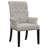 19.5'' H Tufted Upholstered Armchair-117195006-117195007