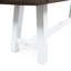 Banc de salle à manger d'extérieur en bois, de conception industrielle moderne, 2 places, l 64,74 "x P 14,57" H 17,99 "paire, style, banc, 63" 17,5 "