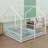 Metal House Platform Bed with Open Concept Design-128993120