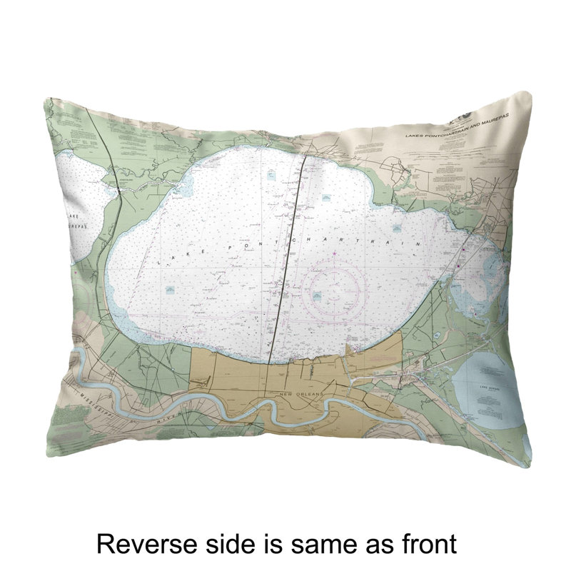 Outdoor Reversible Throw Pillow
