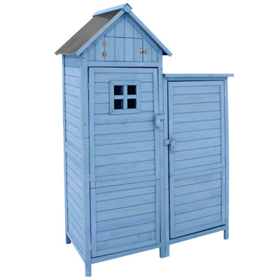 Baisha 4 ft. W x 2 ft. D Manufactured Wood Apex Tool Shed