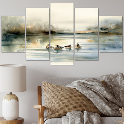 Ghislain - Animals Canvas Print - 5 Panels