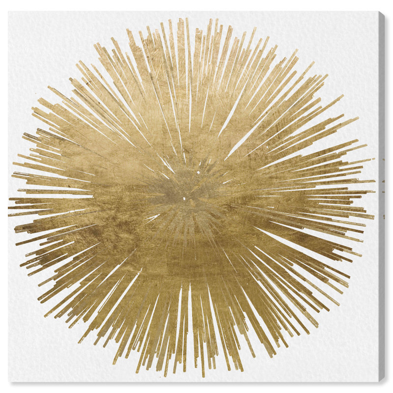 " Sunburst Adore ", 40" H x 40" W, Wrapped Canvas, No Frame