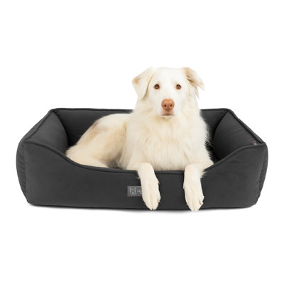 Reversible Dog Bed in Dark Grey - Large