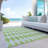 Fayme Washable Geometric Indoor / Outdoor Rug-720611806