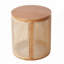 Table d'appoint en bois naturel et en caoutchouc naturel au design compact et polyvalent, parfaite pour les décors modernes et traditionnels.