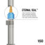 Jewel 11 H 1-handle EternalSeal  Kitchen Faucet-93689077