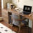Walnut Rectangular Solid Wood desks-107434617