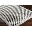 Tapis en polyester tissé à la machine noir / crème Aryas-1993166928
