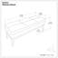 Banc avec repose-pieds Carlson-108500185-112005537