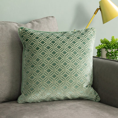Avenue Geometric Square Throw Cushion
