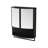 23.62"Modern Arched Glass Double-Door Wardrobe With Shatterproof Non-Glass Mirror-Double-Layer Storage,Open Shelf & Towel Rack For Entryway, Living Room,Bathroom, Dining Room (Black)-541115632