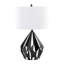 Ensemble de 2 lampes de table en métal 28 po Geome Tri