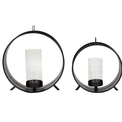 16.0'' H Metal Wall Hurricane