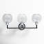 Davian 3 Light Transparent Dimmable Vanity Light