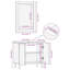 Frame Mounted Bathroom Cabinet