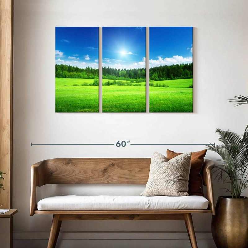 Alvord Spring Green Field, 28" H x 45" W