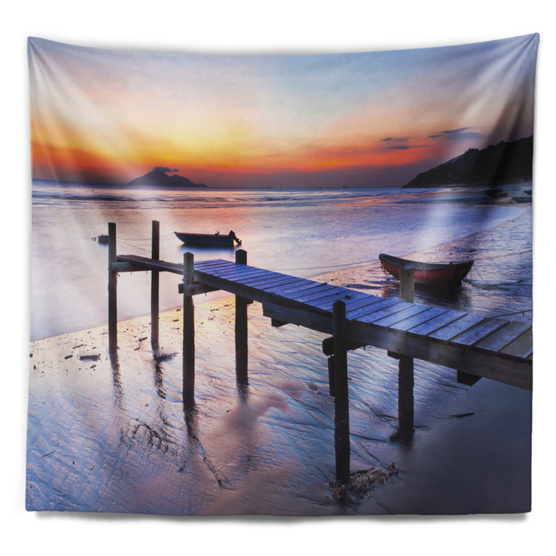 Polyester Tapestry, 78" H x 92" W