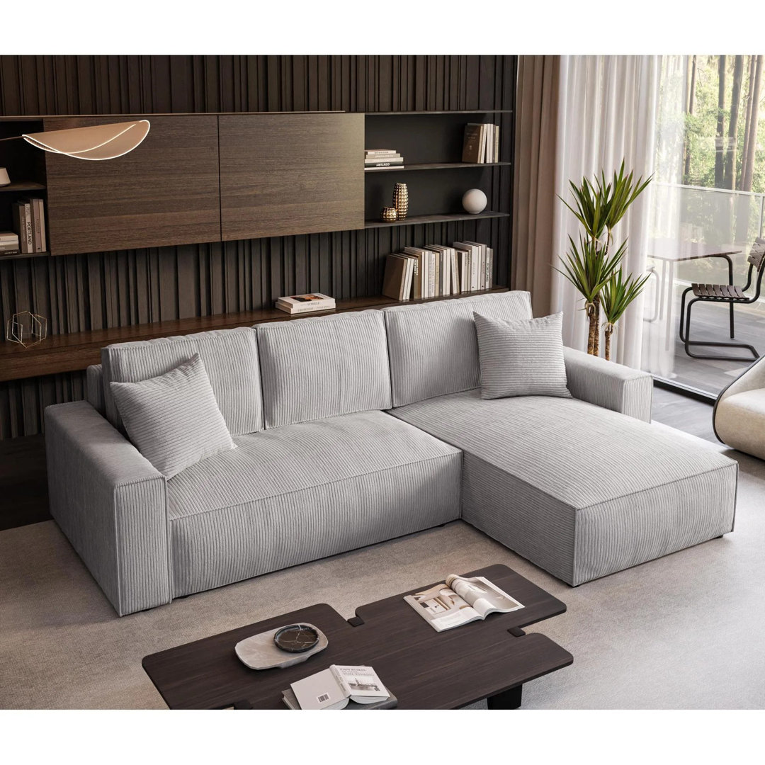 Ecksofa Rintoul mit Bettfunktion