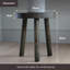 Solid Wood Accent Stool
