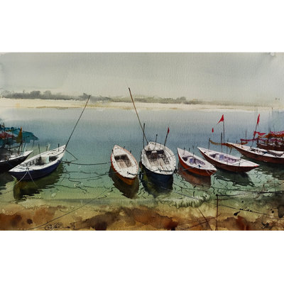 Varanasi Tourist Hand Boats | Aesthetic Art | Achintya Hazra
