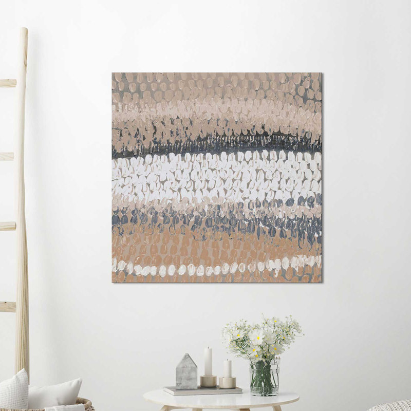 « modern harvest abstract ii », reproduction de peinture à l’acrylique sur toile, H 28 po x l 28 po x P 1,5 po, Toile tendue