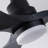 42 Inch Ceiling Fans With Lights And Remote, Black Ceiling Fan For Patios With Light 3 Blades Modern Ceiling Fan Noiseless Reversible Dc Motor,  Ceiling Fan For Farmhouse-452792595
