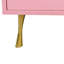 Table d'artisanat rose