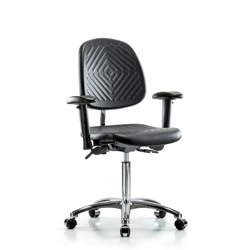 Edie Task Chair, Casters, Included, Adjustable
