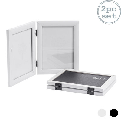 Nicola Spring - Folding 2 Photo Frames - 5 x 7"
