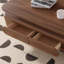 Table basse minimaliste en bois massif noyer-852559831