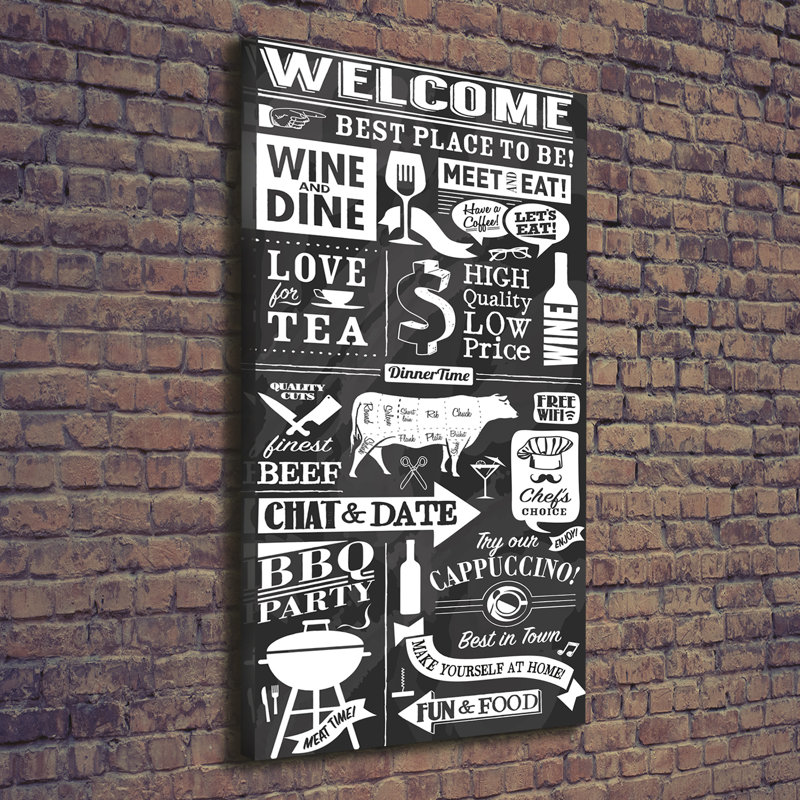 Restaurant - Wrapped Canvas Print