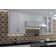 Fresh 12" x 10" Glass/Stone/Aluminum Flower Pattern Mosaic Wall Tile