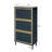 3 Metal Door Shoe Rack, Freestanding  Shoe Storage Cabinet, Metal Rattan,  Entryway