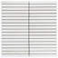 Bianco Dolomite 12 In. X 12 In. Polished Marble Floor And Wall Mosaic Tile (1 Sq. Ft. / Each)